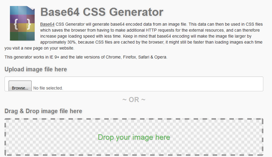Base64 CSS Generator