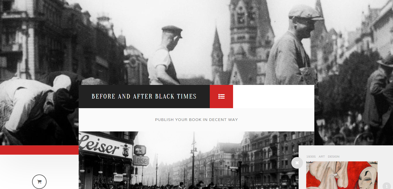 Before And After Black Times Theme For WordPress