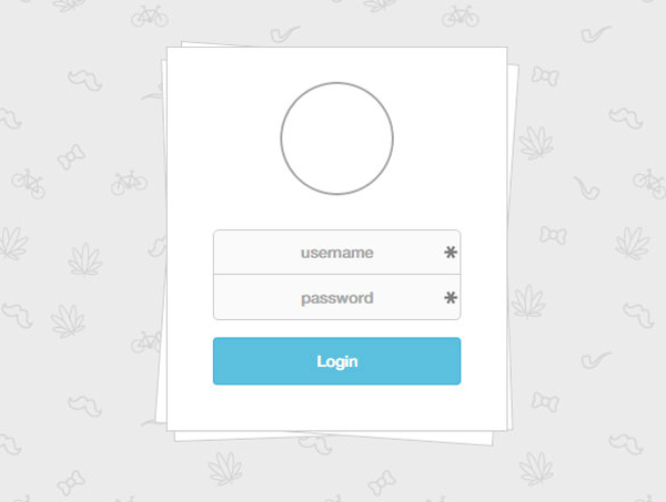 bootstrap-login-form-layered-free