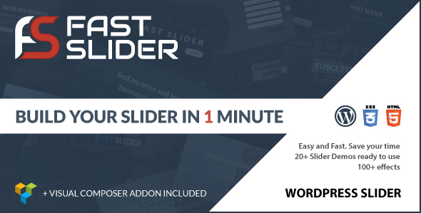 Fast Slider - WordPress slider plugins
