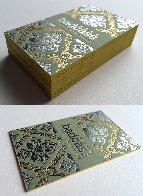 Latest Hot Foil Stamped Business Card Designs