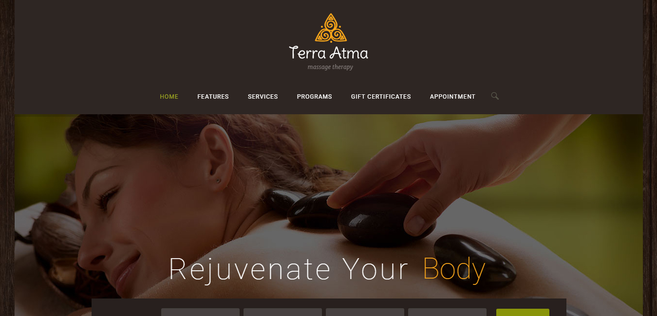 Terra Atma - Spa & Massage Salon WordPress Theme