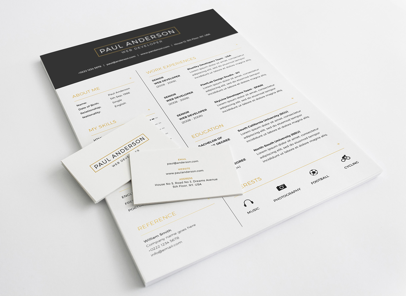 clean-free-resume-template